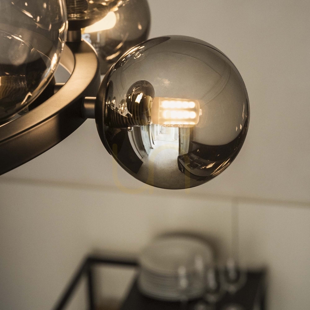 Pokaż Lampa wisząca Ideallux PERLAGE 322797 bursztynowa 14xG9 85 cm Lampa wisząca Ideallux PERLAGE 322797 bursztynowa 14xG9 85 cm