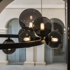 Lampa wisząca Ideallux PERLAGE 322797 bursztynowa 14xG9 85 cm 5 Lampa wisząca Ideallux PERLAGE 322797 bursztynowa 14xG9 85 cm small 5