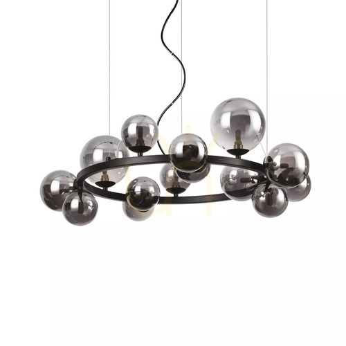 Sprawdź Lampa wisząca Ideallux PERLAGE 283814 biała 14xG9 Ø85 cm