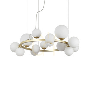 Lampa wisząca Ideallux PERLAGE 283814 biała 14xG9 Ø85 cm 0 Lampa wisząca Ideallux PERLAGE 283814 biała 14xG9 Ø85 cm small 0