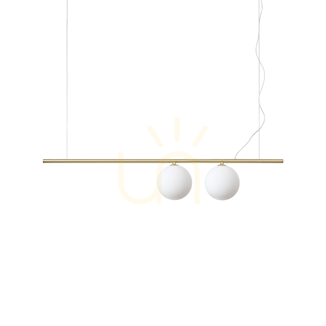 Sprawdź Lampa wisząca Ideallux Perline 282107 mosiężna 2xG9 100,5 cm Lampa wisząca Ideallux Perline 282107 mosiężna 2xG9 100,5 cm