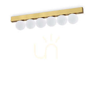 Plafon Ideallux BINOMIO 328263 LED 18W mosiądz 43,5 cm small 0