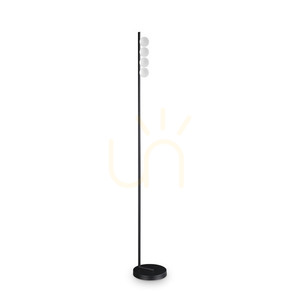 Lampa stojąca Ideallux Binomio 313313 czarna LED 12W 4-punktowa 155 cm small 0