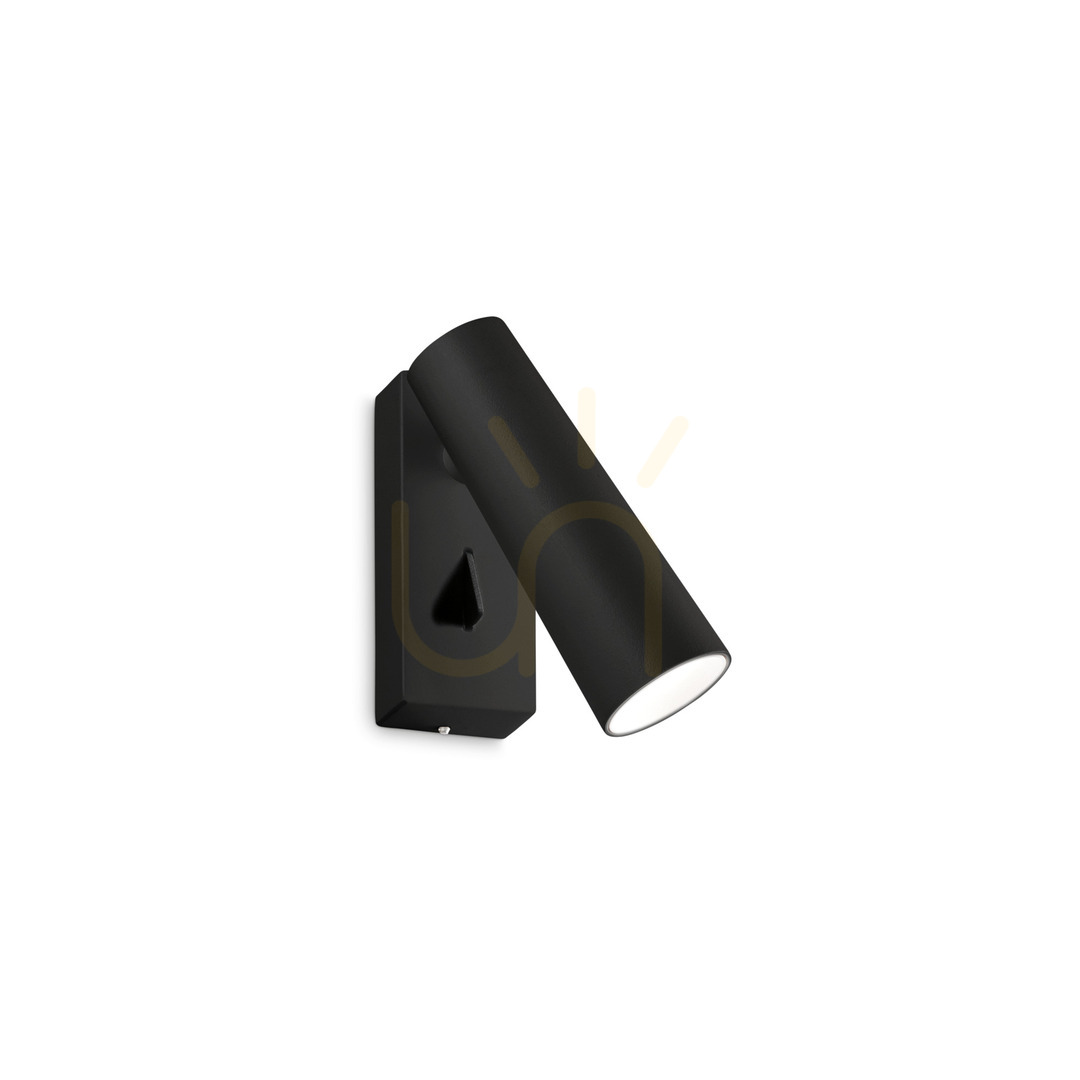 Sprawdź Kinkiet Ideallux PIPE 281001 czarny LED 7W 1-punktowy ⌀5 cm Kinkiet Ideallux PIPE 281001 czarny LED 7W 1-punktowy ⌀5 cm