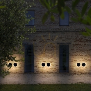 Kinkiet zewnętrzny Ideallux Punto 328553 biały LED 16W 30 cm IP54 small 2