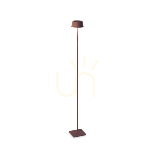 Sprawdź Lampa zewnętrzna stojąca Ideallux PURE 328508 brązowa LED 1,5W IP54 115 cm