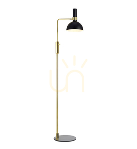 Lampa podłogowa Markslojd Larry 106972 czarna metalowa E27 146 cm small 0