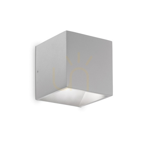 Sprawdź Kinkiet zewnętrzny Ideallux Rubik 326849 szary LED 8,5W IP54 3000K 10 cm