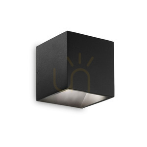 Kinkiet zewnętrzny Ideallux Rubik 269320 czarny LED 8,5W 3000K IP54 10 cm small 0