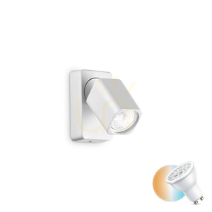 Plafon Ideallux Rudy 294766 biały GU10 1x35W 7 cm small 0