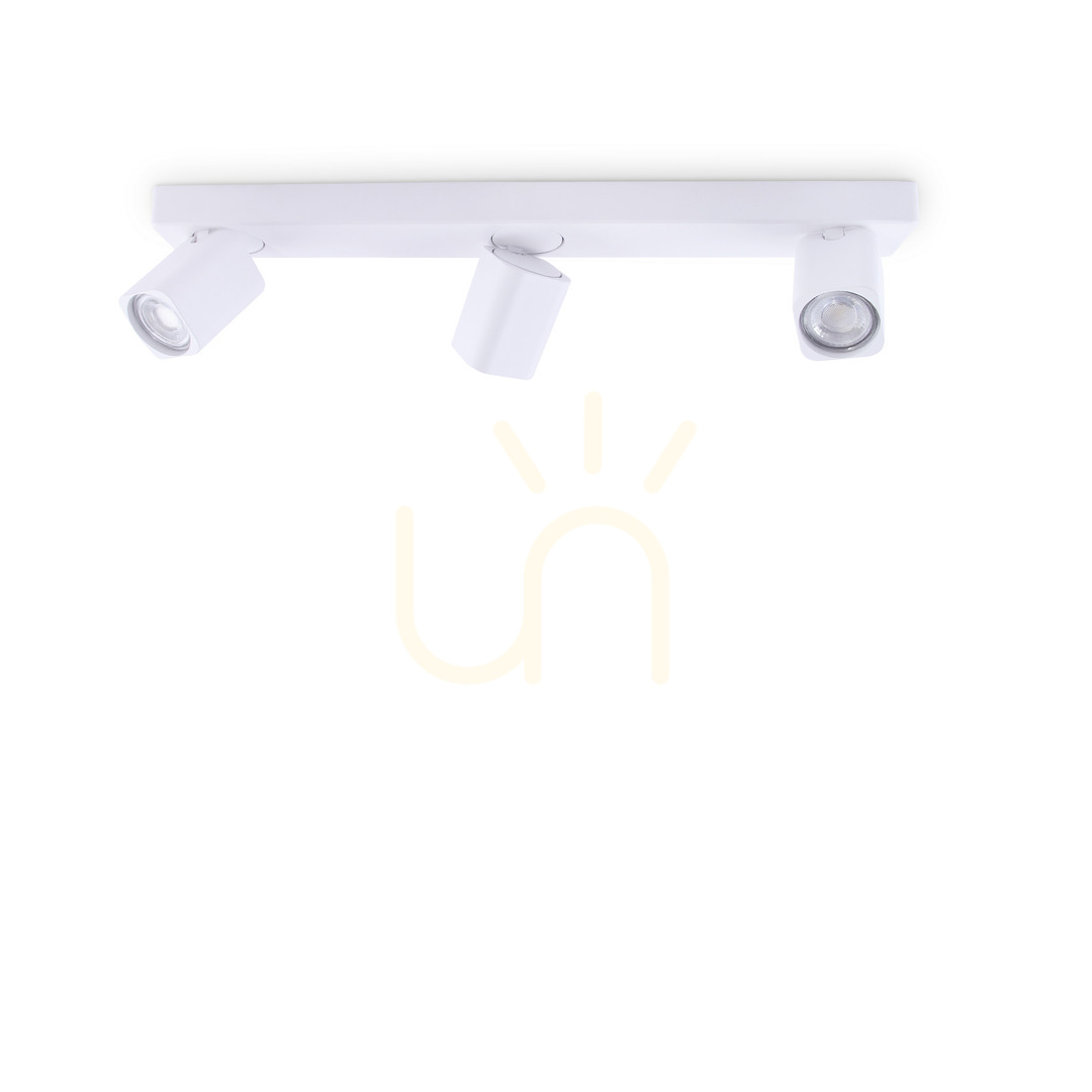 Obejrzyj Plafon Ideallux Rudy biały 3xGU10 54 cm 294810 Plafon Ideallux Rudy biały 3xGU10 54 cm 294810