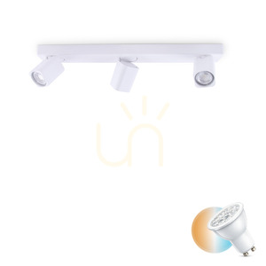 Plafon Ideallux Rudy biały 3xGU10 54 cm 294810 0 Plafon Ideallux Rudy biały 3xGU10 54 cm 294810 small 0