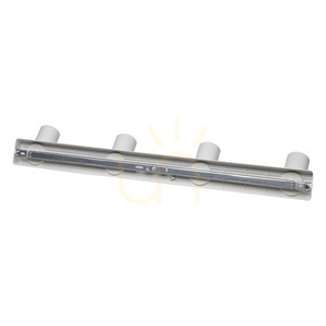 Plafon Ideallux RUDY 229072 czarny 4xGU10 76 cm small 2