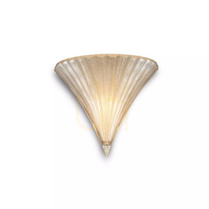 Kinkiet Ideallux Santa złoty szklany E14 1x40W 013046 small 1