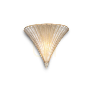 Kinkiet Ideallux Santa złoty szklany E14 1x40W 013046 small 0