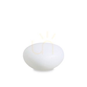 Lampa zewnętrzna stojąca Ideallux SASSO 161761 biała E27 IP44 33 cm small 0