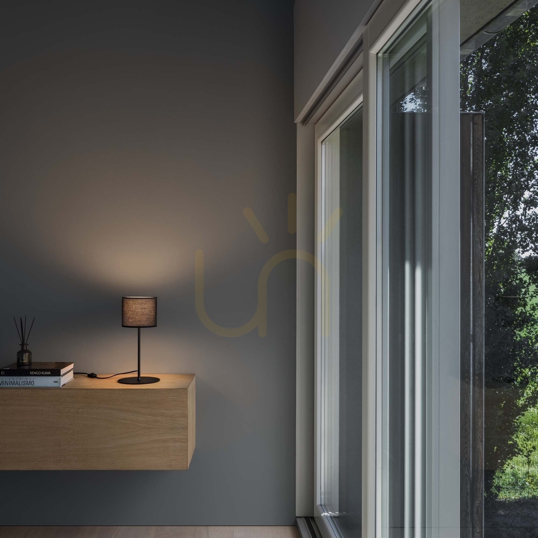 Obejrzyj Lampa stołowa Ideallux SET UP 259871 czarna E27 1x42W 14,5 cm Lampa stołowa Ideallux SET UP 259871 czarna E27 1x42W 14,5 cm