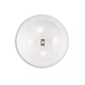 Plafon Ideallux SHELL 008615 transparentny szklany 4xE27 50 cm small 1