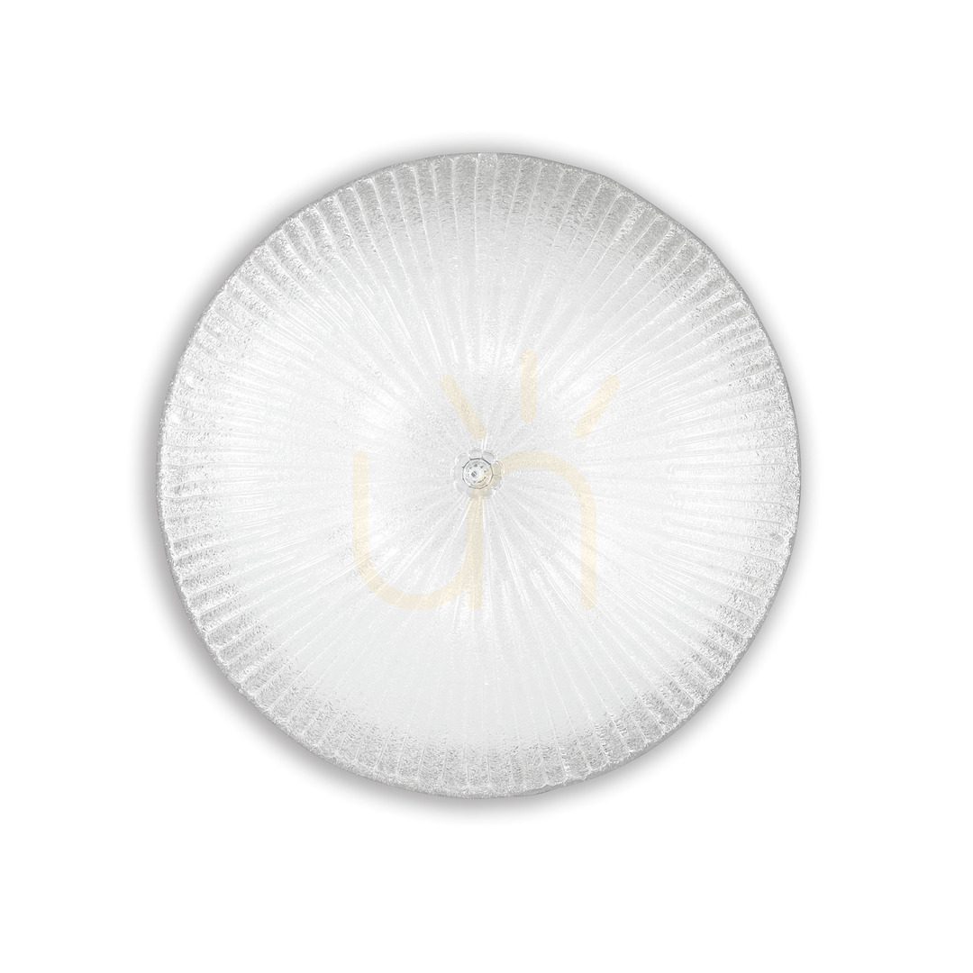 Sprawdź Plafon Ideallux SHELL 008622 transparentny szklany 6xE27 60 cm Plafon Ideallux SHELL 008622 transparentny szklany 6xE27 60 cm