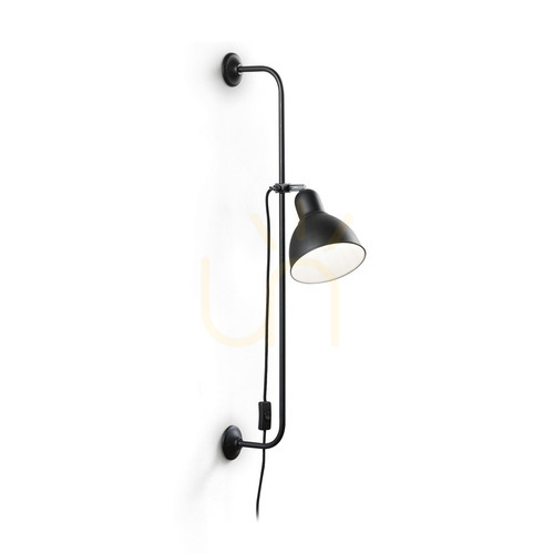 Sprawdź Kinkiet Ideallux Shower czarny 179643 E27 1x60W 16 cm