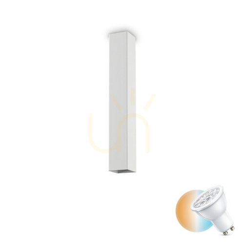 Sprawdź Plafon natynkowy Ideallux LOOK 233833 biały GU10 1x28W 6x40 cm