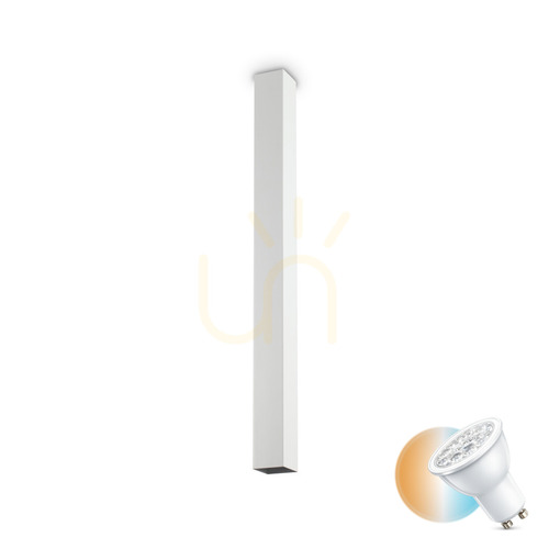 Sprawdź Plafon Ideallux LOOK 234007 biały GU10 1x28W 6x75 cm