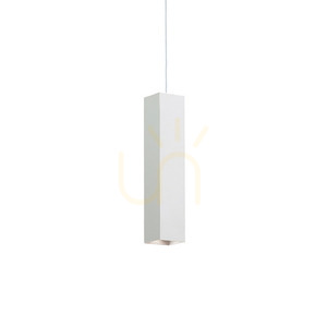 Lampa wisząca Ideallux LOOK 126906 biała GU10 1x28W 6 cm small 2