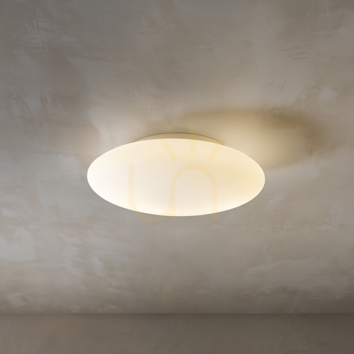 Sprawdź Plafon Ideallux Smarties 009223 biały szklany E27 33 cm