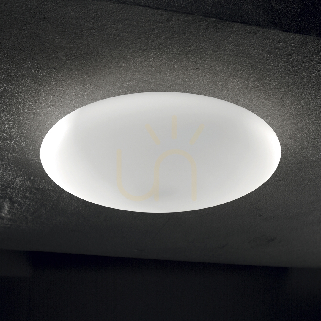Obejrzyj Plafon Ideallux Smarties 032047 biały szklany 42,5 cm 2xE27 Plafon Ideallux Smarties 032047 biały szklany 42,5 cm 2xE27