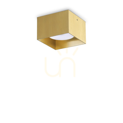 Sprawdź Plafon Ideallux Spike mosiądz GX53 1x15W 10 cm 317502