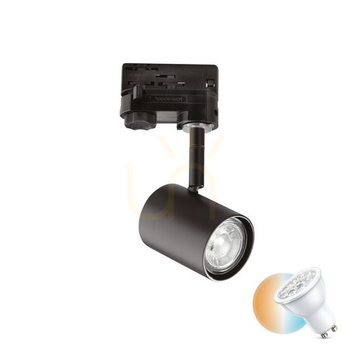 Sprawdź Lampa do szynoprzewodu Ideallux Spot 229720 czarna GU10 1x28W 1-fazowa