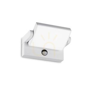 Kinkiet zewnętrzny Ideallux SWIPE 287720 biały LED 21W z czujnikiem IP54 ⌀21,2 cm small 0