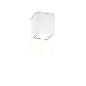Plafon zewnętrzny Ideallux TECHO 251561 biały GU10 1x20W IP54 9 cm small 6