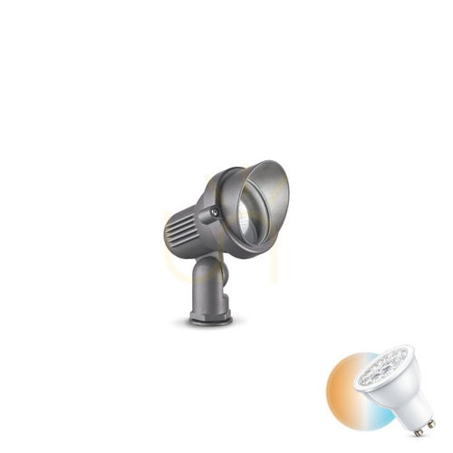 Sprawdź Reflektorek zewnętrzny Ideallux TERRA 033037 antracyt GU10 IP65 ⌀8 cm