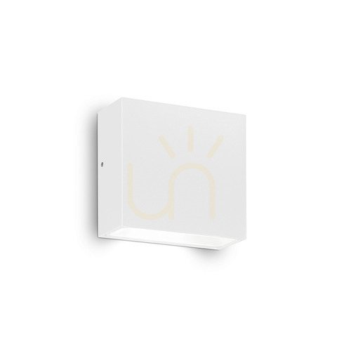 Sprawdź Kinkiet zewnętrzny Ideallux Tetris 114293 biały G9 1x15W IP44 ⌀10 cm