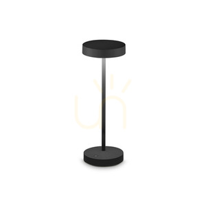 Lampa stołowa Ideallux Toffee 328614 czarna LED 2W IP54 12 cm small 0