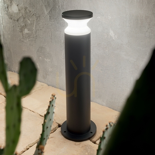 Sprawdź Lampa zewnętrzna stojąca Ideallux TORRE 321851 szara E27 IP65 80 cm