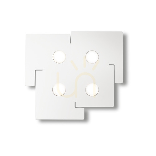Sprawdź Plafon Ideallux Totem 215778 biały 4x GX53 56 cm