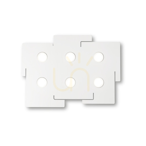 Sprawdź Plafon Ideallux TOTEM 215785 biały 6xGX53 52,5 cm