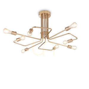 Plafon Ideallux Triumph mosiężny 8xE27 92 cm 160313 small 0