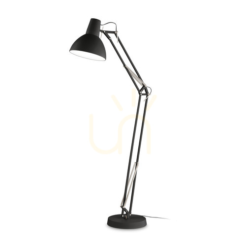 Sprawdź Lampa stojąca Ideallux WALLY 265292 czarna E27 1x42W 160 cm