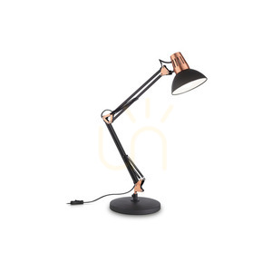 Lampa stołowa Ideallux Wally czarna metalowa E27 1x42W 061191 0 Lampa stołowa Ideallux Wally czarna metalowa E27 1x42W 061191 small 0