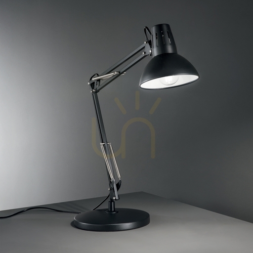 Sprawdź Lampa stołowa Ideallux WALLY czarna E27 1x42W 265278