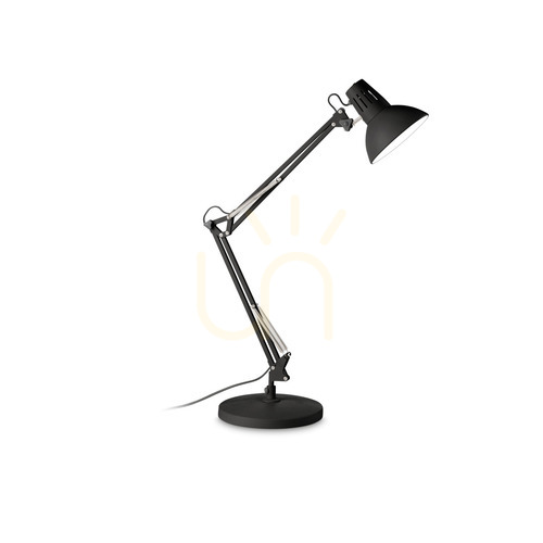 Sprawdź Lampa stołowa Ideallux WALLY czarna E27 1x42W 265278
