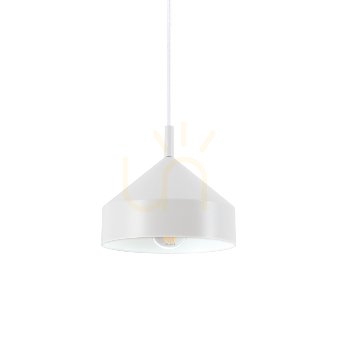 Sprawdź Lampa wisząca Ideallux YURTA 285146 biała E27 1x60W 21 cm Lampa wisząca Ideallux YURTA 285146 biała E27 1x60W 21 cm