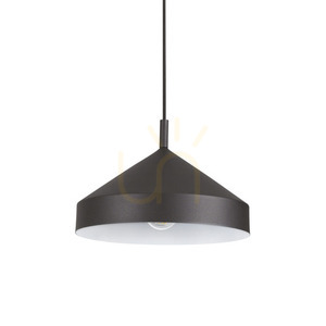 Lampa wisząca Ideallux YURTA 285139 czarna metalowa E27 30 cm 0 Lampa wisząca Ideallux YURTA 285139 czarna metalowa E27 30 cm small 0