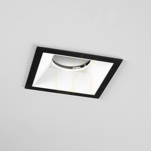 Ramka kwadratowa do lampy Ideallux ZEUS 323718 czarna 10,6 cm small 1