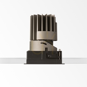 Ramka kwadratowa do lampy Ideallux ZEUS 323718 czarna 10,6 cm small 2