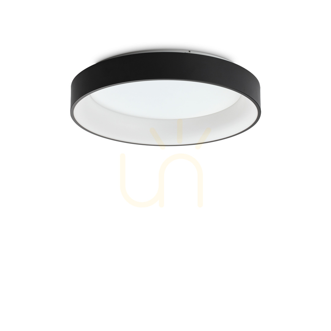 Sprawdź Plafon LED Ideallux Ziggy 307213 czarny 43W 59,5 cm Plafon LED Ideallux Ziggy 307213 czarny 43W 59,5 cm