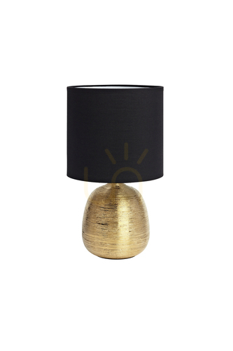 Sprawdź Lampa stołowa Markslojd OSCAR 107068 czarno-złota ceramiczna E27 1-punktowa